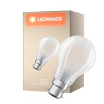 Ledvance Classic LED B22d Pære Filament Matt 11W 1521lm - 927 Ekstra Varm Hvit | Beste Fargegjengivelse - Dimbar - Erstatter 100W - Forbrukerpakke