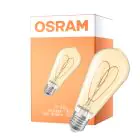 Osram Vintage 1906 LED E27 Edison Filament Gull 8W 806lm - 922 Ekstra Varm Hvit | Beste Fargegjengivelse - Dimbar - Erstatter 60W