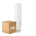 Fordelspakning 10x Philips CorePro PL-C LED 6.5W 700lm - 830 Varm Hvit | 4-Stift - Erstatter 18W