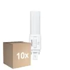 Fordelspakning 10x Philips CorePro PL-C LED 360D 6.9W 980lm - 830-840-865 CCT | 2-Stift - Erstatter 18W